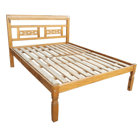 Cama Casal em Madeira de Demolição Modelo X Sudeste Rústico
