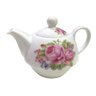 Bule E Xícara Pequeno Decorada Porcelana Flores Decoração - 3