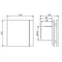 Ver imagem 4 de KIT 2 Exaustor Banheiro Silent-200cz Design 220V + Grelha