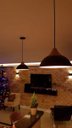 Ver imagem 4 de Lustre Pendente Interno Panamá:Preto com topo Cobre