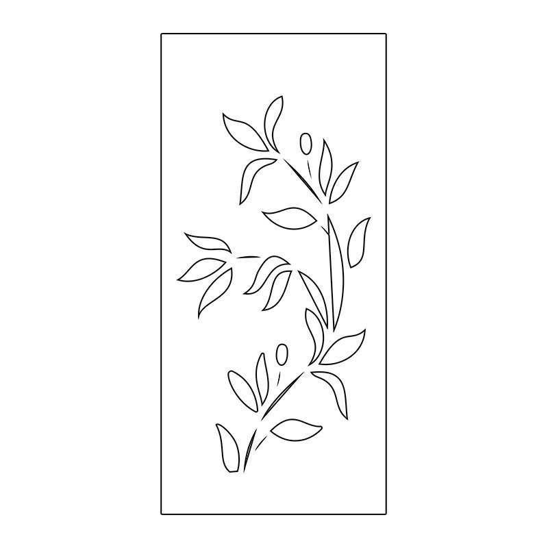 Painel Vazado Divisória Mdf Malibu Branco Decore Painéis e Divisórias 0,60x2,20m - 3