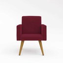 Ver imagem 4 de Kit 4 Cadeiras Recepção Poltrona Escritório Marsala