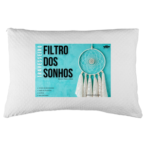 Travesseiro Alto Filtro Dos Sonhos Fibra de Silicone Importada e Antialérgica