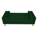 Ver imagem 5 de Recamier Félix King Size 195cm Suede Verde - Doce Sonho Móveis