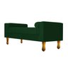 Recamier Félix King Size 195cm Suede Verde - Doce Sonho Móveis - 4