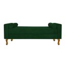 Ver imagem 2 de Recamier Félix King Size 195cm Suede Verde - Doce Sonho Móveis