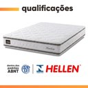 Ver imagem 4 de Cama Box Baú Molas Ensacadas Bourbon 138x188x61cm Hellen