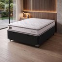 Ver imagem 2 de Cama Box Baú Molas Ensacadas Bourbon 138x188x61cm Hellen