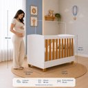 Ver mais imagens de Berço Americano Apolo 2 em 1 Mini Cama 100% MDF Bebê