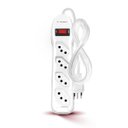 Ver imagem 1 de Filtro De Linha 4 Tomadas Pp 3x0,75 1m 249 Branco