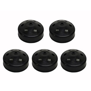 5 Un. Plafon Fixador Globo Pera Master Ventilador de Teto Preto