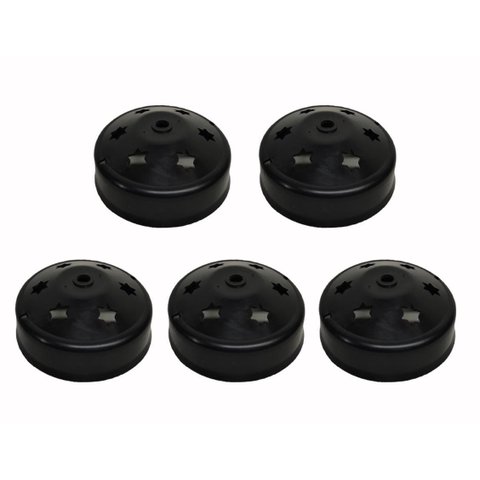 5 Un. Plafon Fixador Globo Pera Master Ventilador de Teto Preto