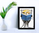 Ver imagem 1 de Quadro Decorativo Filme Infantil Sala Quarto +vidro 33x25 A4:preto