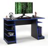Mesa Mesinha Gamer Pc Computadtor Trabalho Azul ou Vermelho - 1