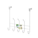 Ver imagem 1 de Cabide Com 8 Ganchos Para Porta Branco Cód. 5086