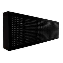 Painel Letreiro Led Digital 100x20 Duplo Lado Wifi Temperatura Hora e Cronometro:verde - 1
