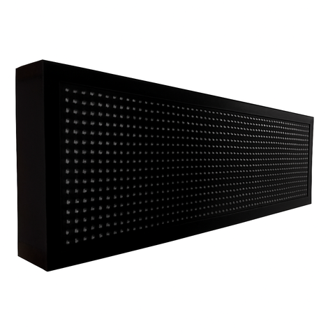 Painel Letreiro Led Digital 100x20 Duplo Lado Wifi Temperatura Hora e Cronometro:verde