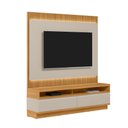 Ver imagem 5 de Painel Tv 70" Sala 180cm Denver com Rack Bancada Tauari/off White L04 - D'Rossi