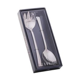 Conjunto 2 Peças Colher E Garfo Aço Inox Berna - Wolff - 2