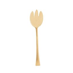 Conjunto 2 Peças Colher E Garfo Aço Inox Berna Dourado Wolff - 5