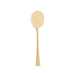 Conjunto 2 Peças Colher E Garfo Aço Inox Berna Dourado Wolff - 6