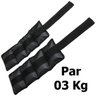 Caneleira Caneleira De Peso Perna Par 3Kg Profissional - 1