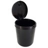 Lixeira Para Pia E Banheiro 3 Litros Preta Tampa Click - 3