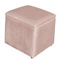 Ver imagem 6 de Poltrona Laura Amamentação Balanço Mais Puff - Quarto Bebê Amamentação - Veludo - Estopar Laura Mais