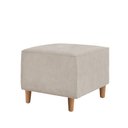 Ver imagem 5 de Kit Amamentação Poltrona + Puff + Almofada Julia Suede Bege Inova Decorações