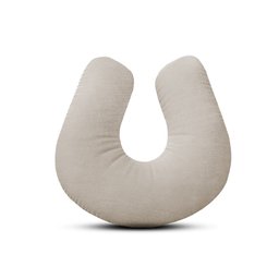 Kit Amamentação Poltrona + Puff + Almofada Julia Suede Bege Inova Decorações - 6