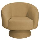 Ver imagem 6 de Poltrona Decorativa Liz Base Fixa Bouclé Camel - Nexta Casa