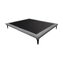 Estrutura para Cama Japonesa Toquio Casal Linho Cinza - 1
