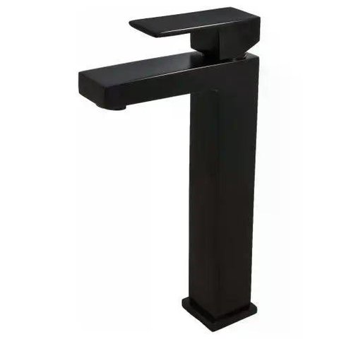 Misturador Monocomando de Mesa para Cuba de Sobrepor 2877 Preto Fosco - Perflex