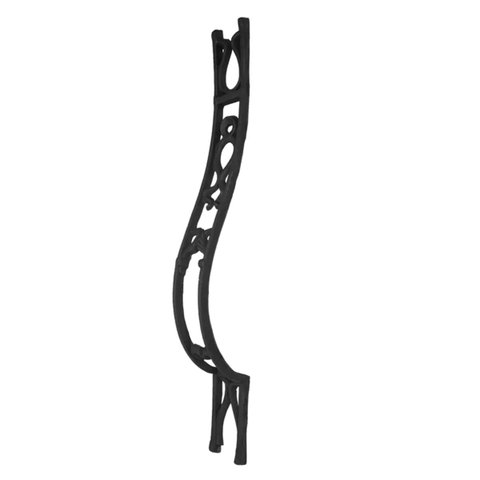 Grade em Ferro Bombe Curva Estreita Sacada Varanda 08x82cm