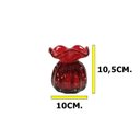 Ver imagem 2 de Vaso Decorativo Murano Trouxinha Pequena Vermelho