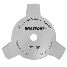Lâmina 3 Pontas 1 Pol. 25,4Mm Para Roçadeira - Brasfort - 1