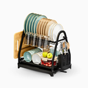 Ver imagem 1 de Escorredor e Organizador de Louças Inox Preto