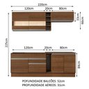 Ver imagem 4 de Armário de Cozinha Completa 220cm Rustic Parma Madesa 02