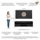 Ver imagem 4 de Rack com Painel e Suporte TV 65" Retrô Flórida Multimóveis V3134