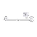 Ver imagem 2 de Porta Toalha 51 cm Quadrato Chrome - Levo