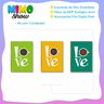 Kit 03 Placas Mdf Love Love Decoração Quadro Tam 28,7x22 Ar6 - 3