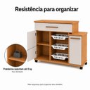 Ver mais imagens de Fruteira 2 Portas 1 Gaveta 3 Cestos Teresina Espresso Móveis