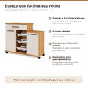 Ver imagem 6 de Fruteira 2 Portas 1 Gaveta 3 Cestos Teresina Espresso Móveis