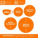 Ver imagem 6 de Aparelho de Jantar Oxford Brisa 20 Peças 5903