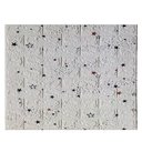 Ver imagem 1 de Kit 6 Un/ Espuma 3d - Tijolo Rústico - Branco com Estrela