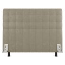 Ver imagem 3 de Cabeceira Cama Box Casal Queen Size Dahlia 160cm Com Frame Suede Bege - Desk Design