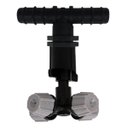 Ver imagem 1 de Kit 10 Bico Aspersor Quádruplo Tê Tubo Pe 16mm Horta Estufa