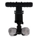 Ver imagem 2 de Kit 10 Bico Aspersor Quádruplo Tê Tubo Pe 16mm Horta Estufa