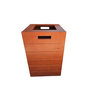Lixeira para Shopping - Lixeira para Banco Madeira Eucalipto - 3