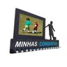 Porta Medalha Futebol Kids Porta Retrato Até 50 Medalhas - 1